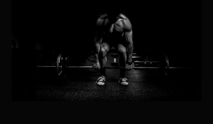 Krachttraining in het donker